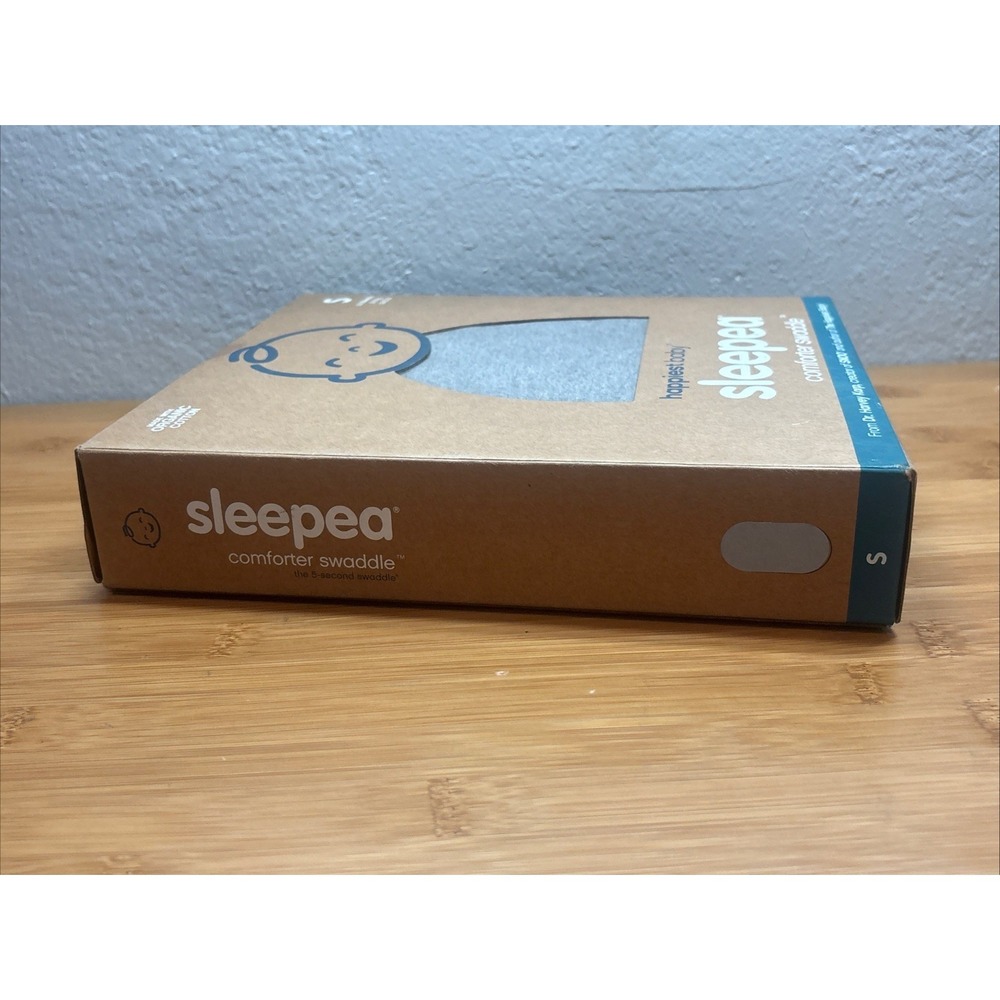 Happiest Baby Sleepea Baby Swaddle Size S 0-2 Months Gray Organic Cotton - Picture 3 of 5